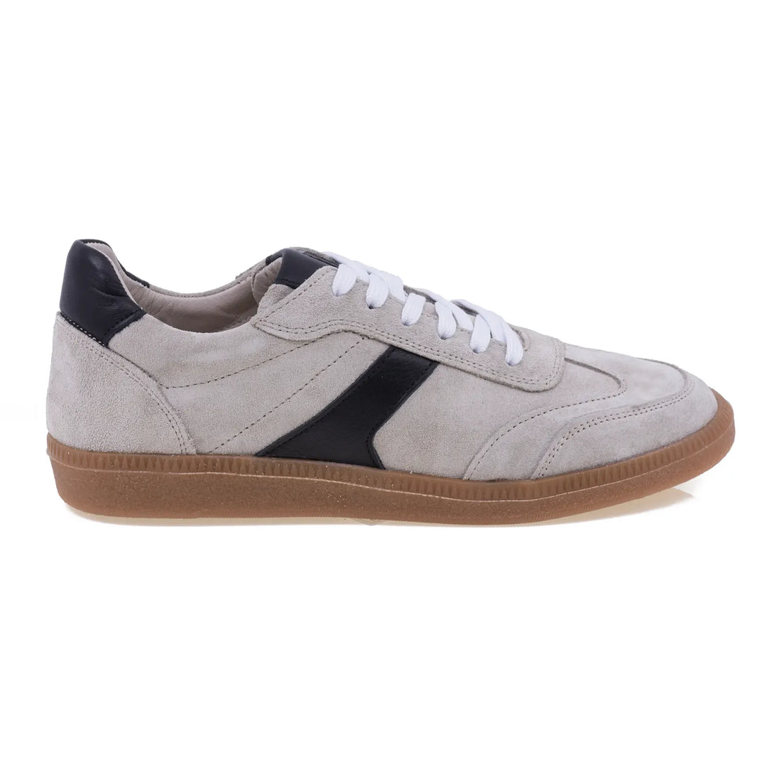 Pantofi dama, Caspian, Cas-6402, Casual, Piele naturala intoarsa, Taupe