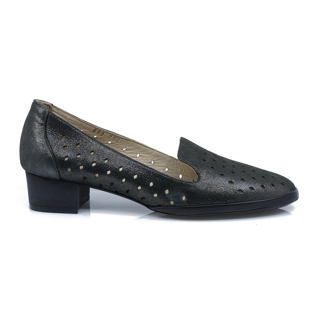 Pantofi Dama, Caspian, CAS-669-752, Casual, Piele Naturala, Negru