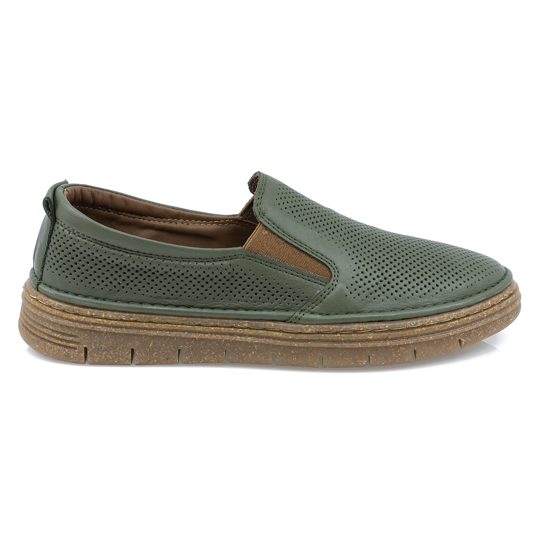 Pantofi Dama, Caspian, Cas-7001-1, Casual, Piele Naturala, Verde