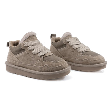 Pantofi Dama, ENERGY, ENG-1204, Casual, Piele intoarsa, Taupe