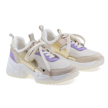 PANTOFI SPORT DAMA, FORNARINA, STOCCOLMA, BEJ