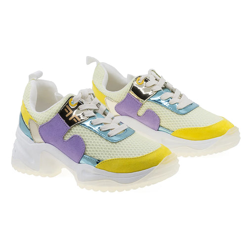 PANTOFI SPORT DAMA, FORNARINA, STOCCOLMA, GALBEN