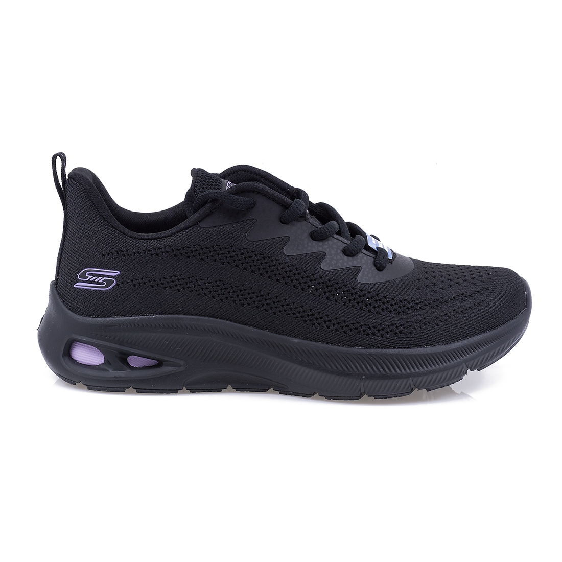 PANTOFI SPORT DAMA, SKECHERS, SKE-117441, MEMORY FOAM, NEGRU