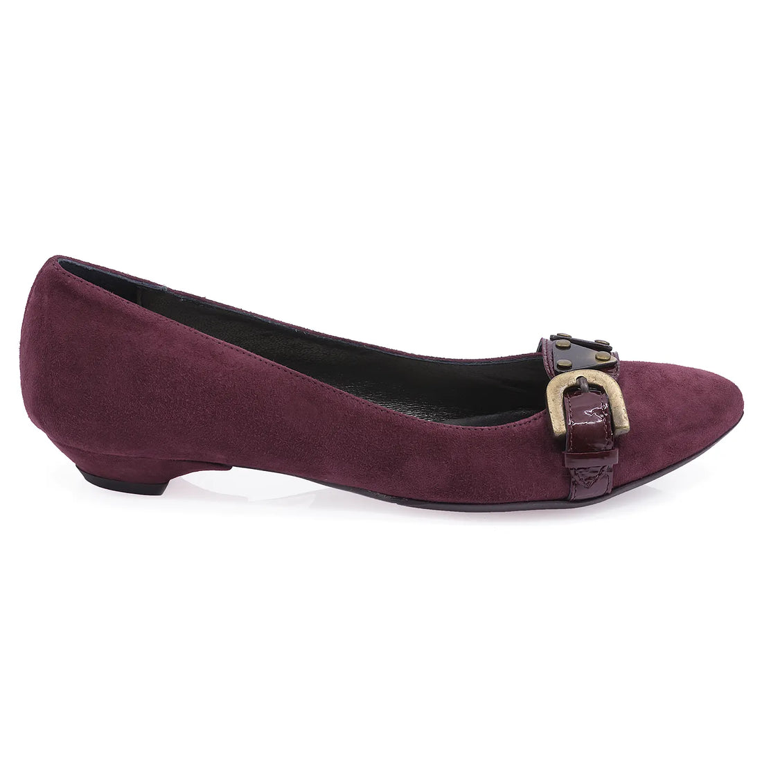 Pantofi Dama, Veronesse, VER, 17291, Casual, Piele naturala intoarsa, Bordo