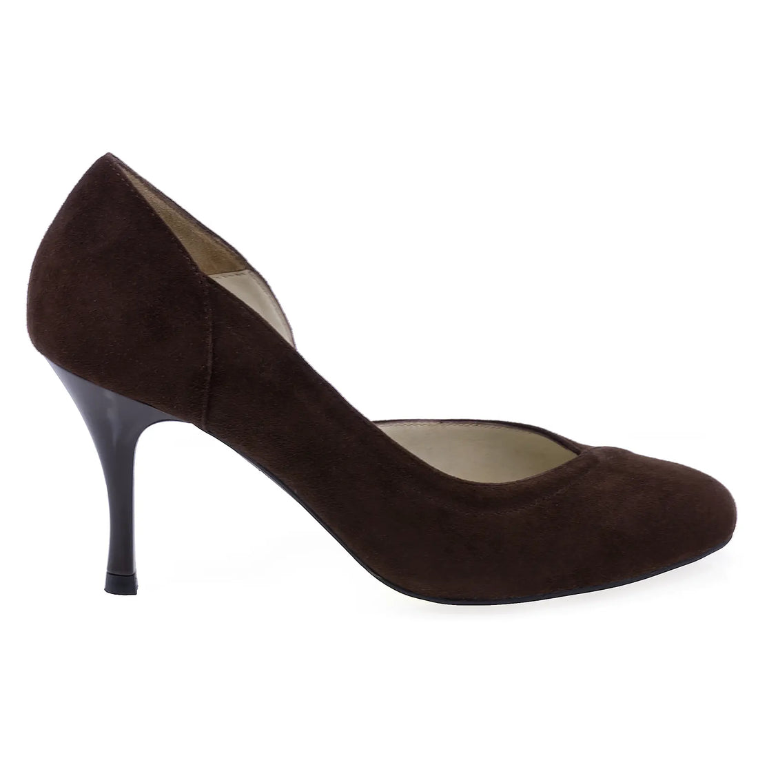 Pantofi Dama, Veronesse, VER, 301, Eleganti, Piele naturala intoarsa, Maro