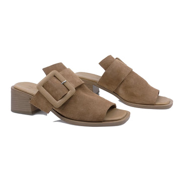 Papuci Dama, Molly Bessa, MB-500-4611, Casual, Piele Intoarsa, Coniac