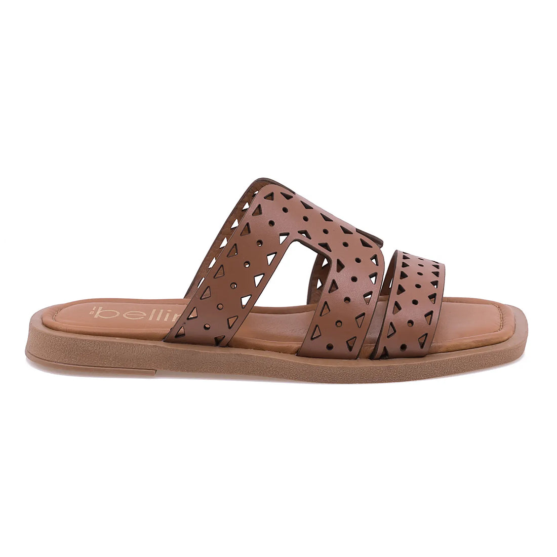 Papuci Dama, Bellini, BEL, EF22, Casual, Piele Naturala,Coniac