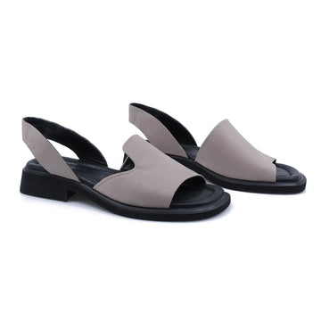 Sandale Dama, Molly Bessa, MB-158-1016, Casual, Piele Naturala, Gri