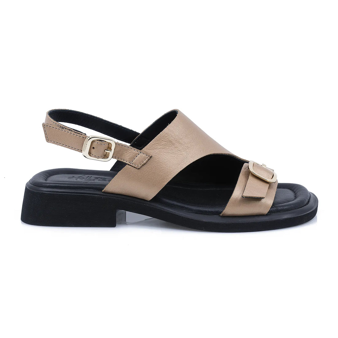 Sandale Dama, Molly Bessa, MB-158-1019, Casual, Piele Naturala, Auriu