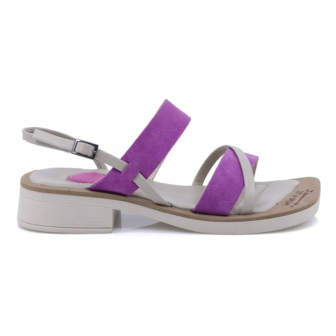 Sandale Dama, Molly Bessa, MB-404-3410, Casual, Piele Intoarsa, Lila