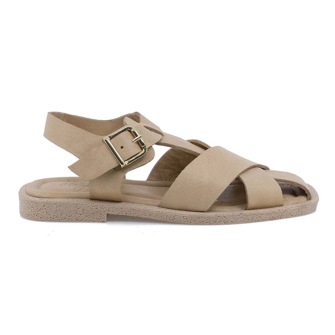 Sandale Dama, Molly Bessa, MB-1676-1, Casual, Piele Naturala, Crem