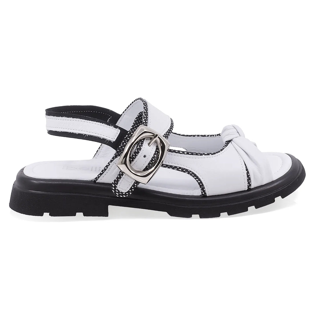 Sandale Dama, Bellini, BEL, 088, Casual, Piele Naturala, Alb