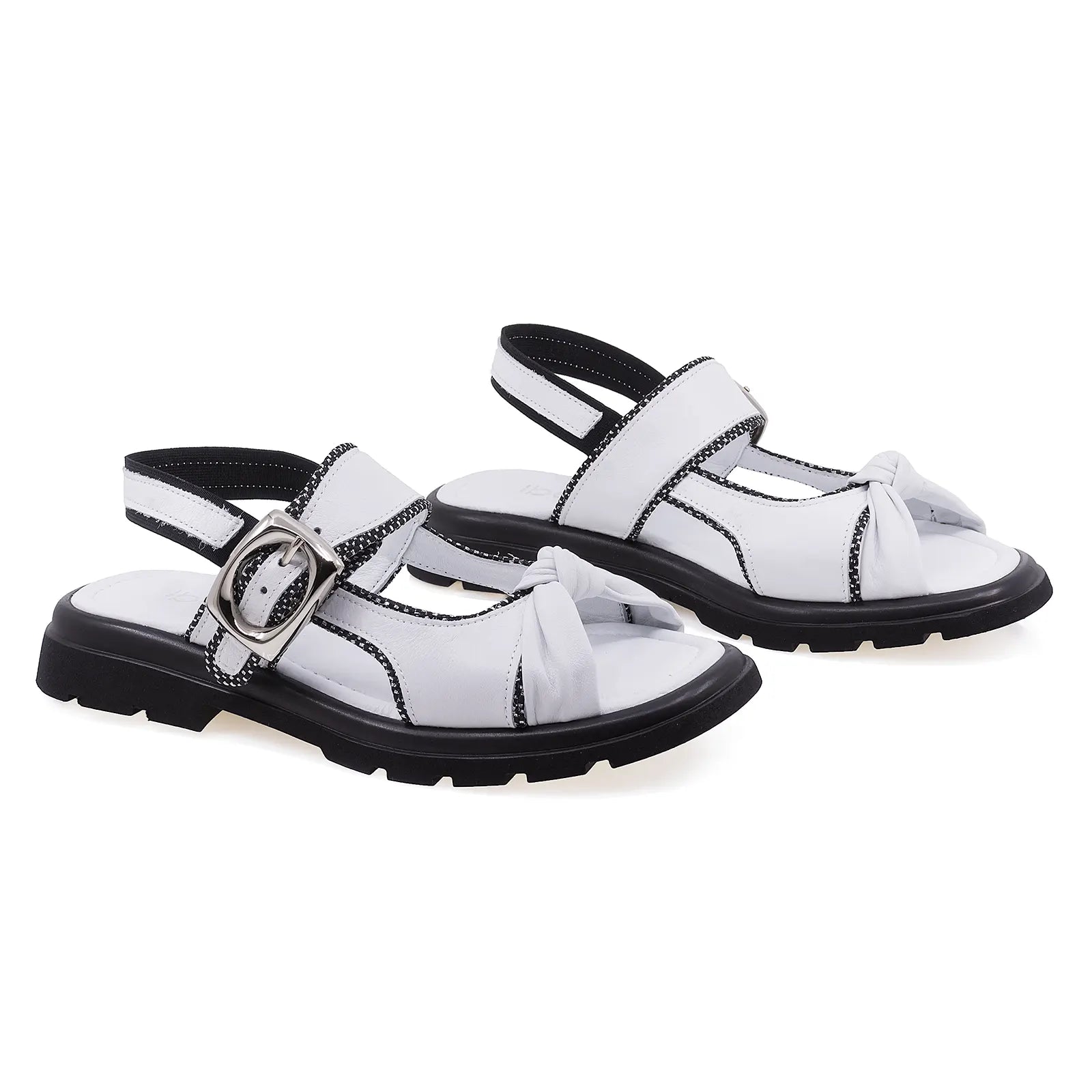 Sandale Dama, Bellini, BEL, 088, Casual, Piele Naturala, Alb