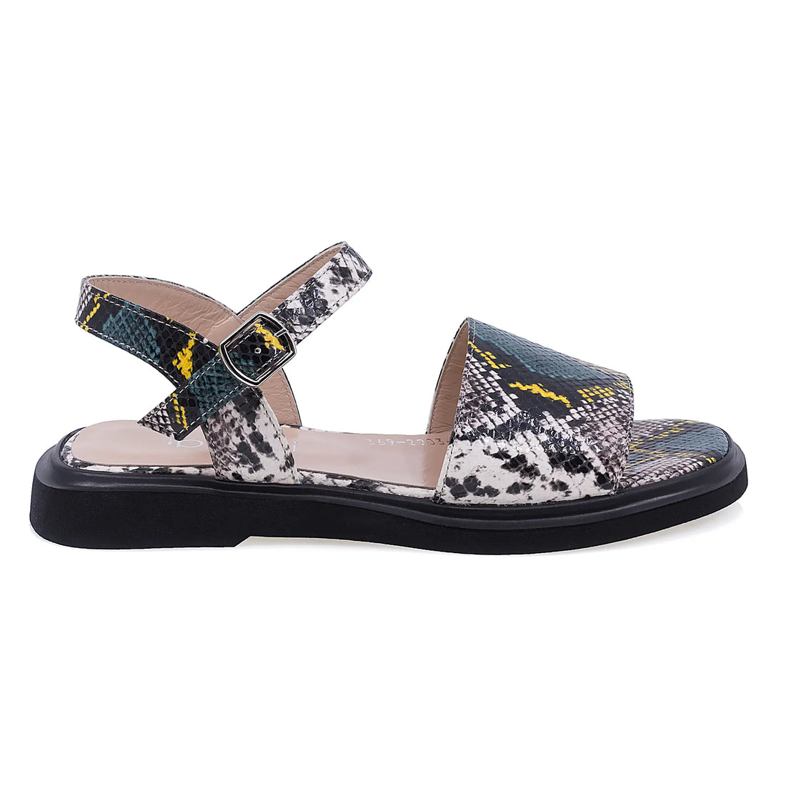 Sandale Dama, Bellini, BEL, 2203-157, Casual, Piele naturala lacuita, Verde