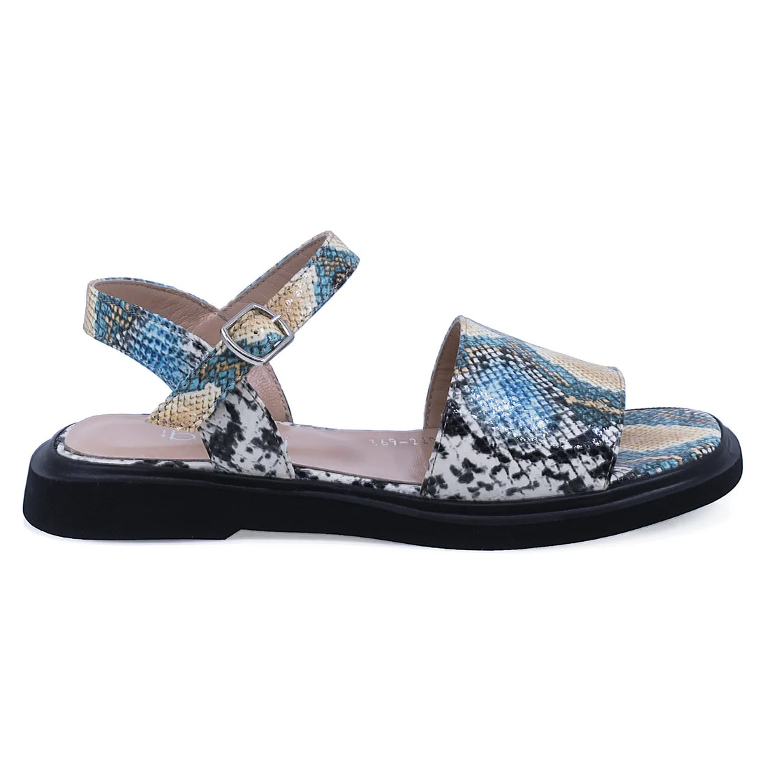 Sandale Dama, Bellini, BEL, 2203-159, Casual, Piele naturala lacuita, Albastru