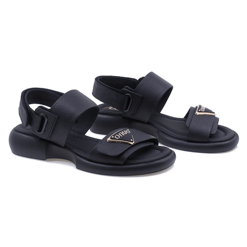 Sandale Dama, Bellini, BEL, 4017, Casual, Piele naturala, Negru