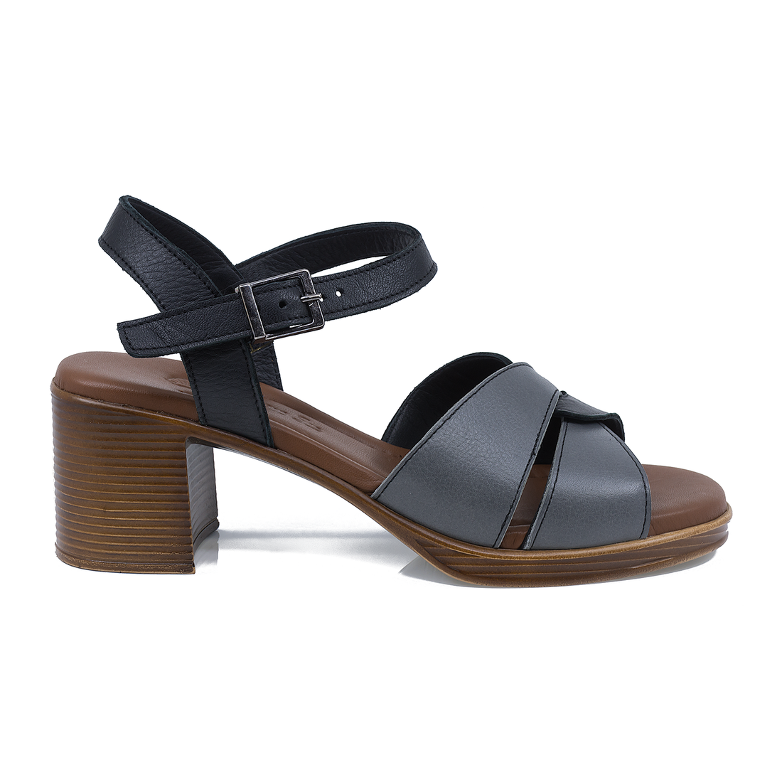 Sandale dama, Caspian, Cas-11102-24206, casual, piele naturala, negru