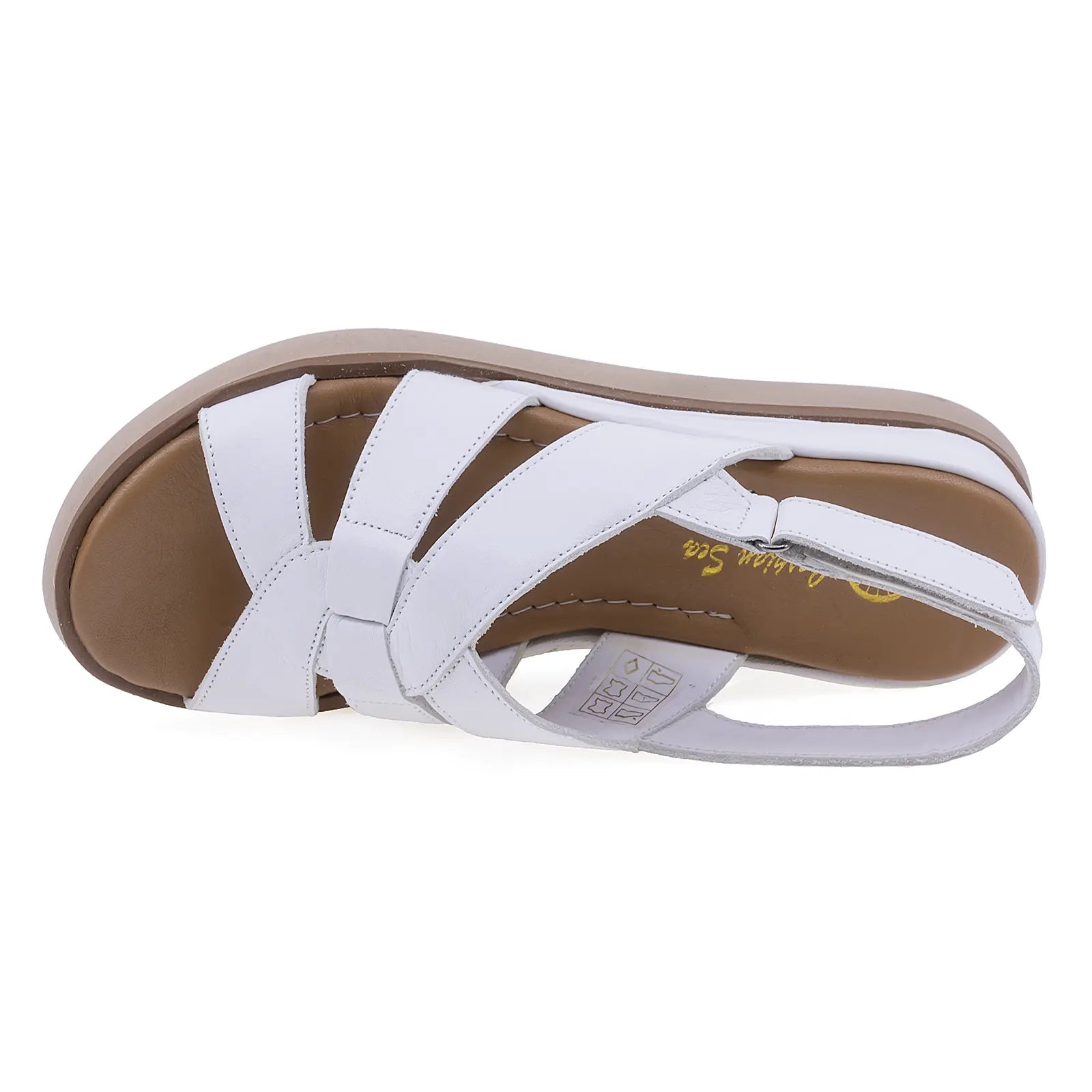 Sandale-dama-Caspian-Cas-23807-casual-piele-naturala-alb-3