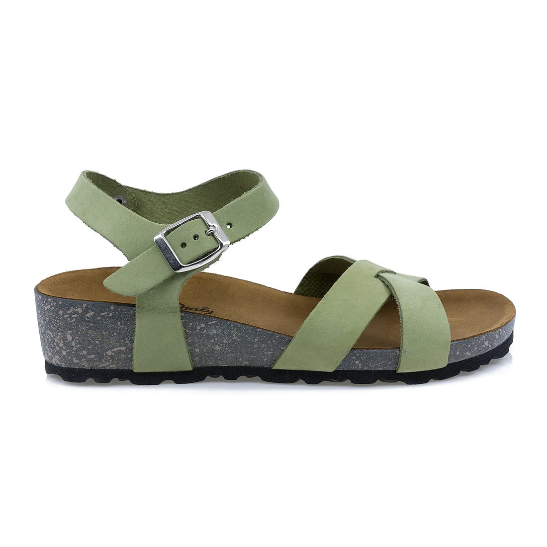 Sandale Dama, Gilda, Casual, Piele Nabuc, Verde