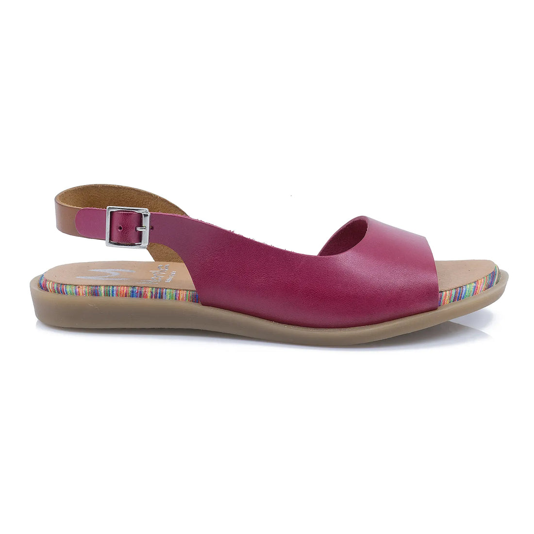 Sandale Dama, Procas, Pro-17, Casual, Piele Naturala, Fucsia