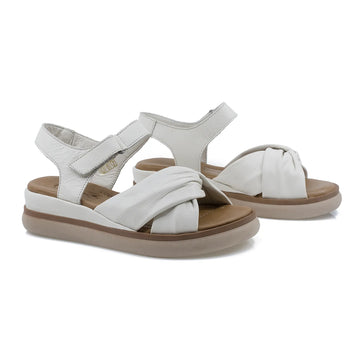 Sandale Dama, Caspian, Cas-23805, Casual, Piele Naturala, Crem