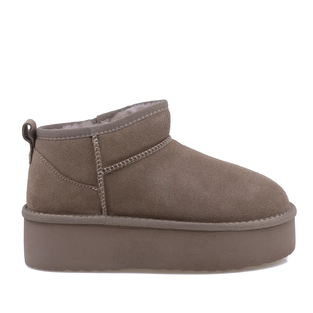 Ghete Dama, ENERGY, ENG-I 1250, Casual, Piele intoarsa, Taupe