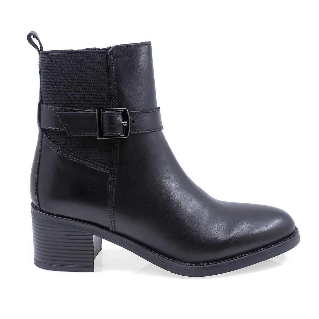 Ghete Dama, Parrotto, PAR-4203, Casual, Piele naturala, Negru