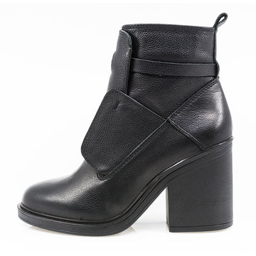 Ghete Dama, CAS-835,  Piele Naturala, Negru