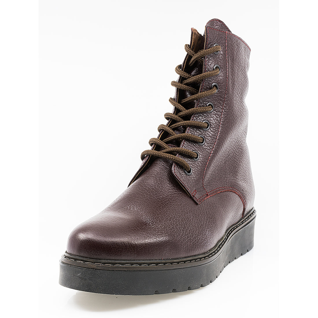 Ghete Dama, Caspian, CAS-ASTRA/4 BO,  Piele Naturala, Bordo