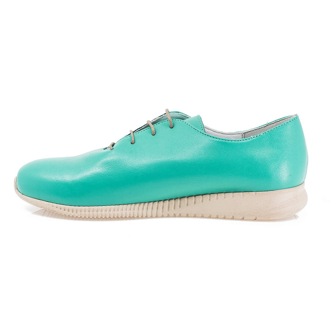 Pantofi dama, Caspian, Cas-Carina, casual, piele naturala, verde