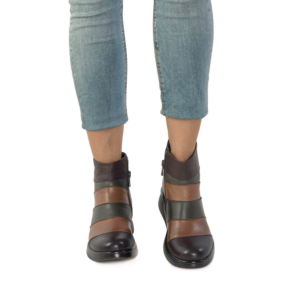 Botine Dama Cas-1020 Piele Naturala