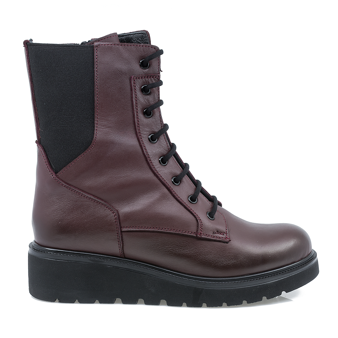 Ghete Dama Caspian Cas-3535 Piele Naturala, Bordo