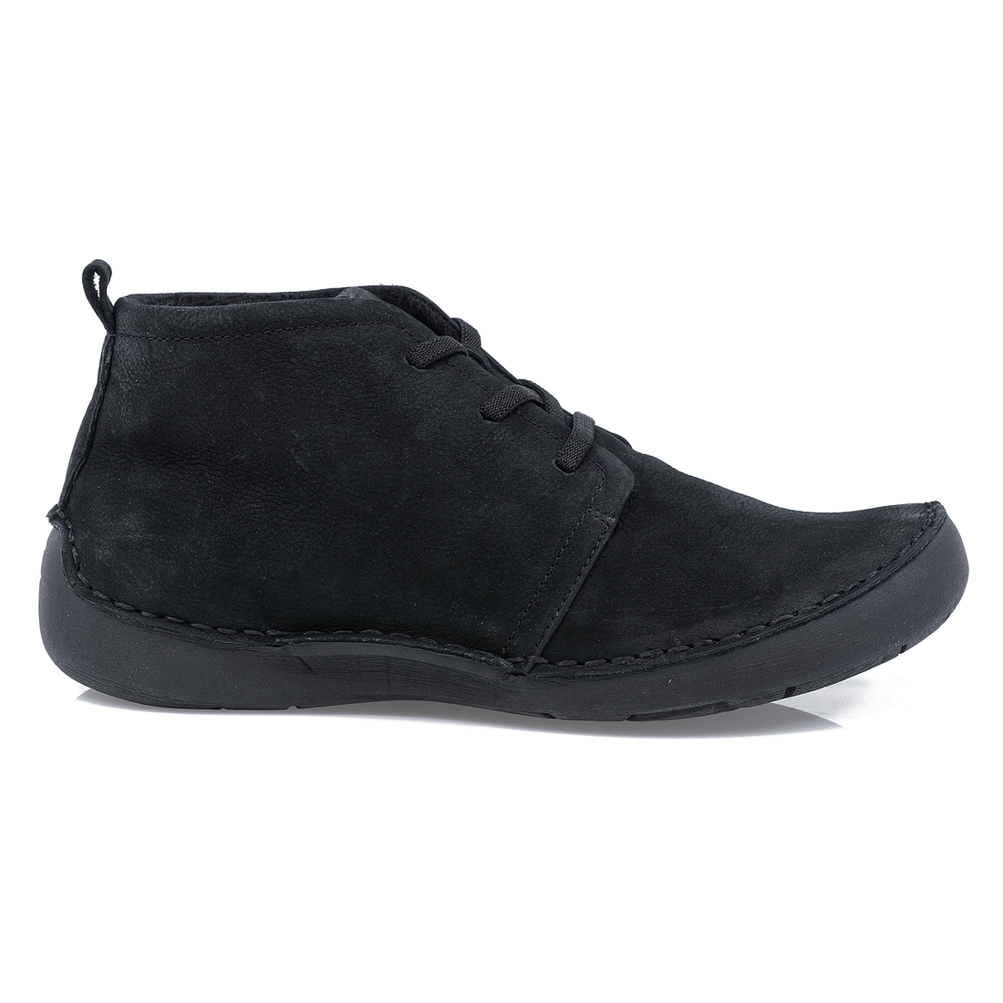 Ghete Dama, Caspian, Cas-66187, Casual, Piele Nabuc, negru