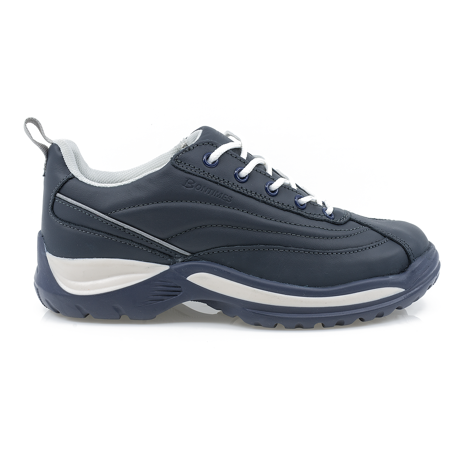 Pantofi Sport Barbati, Bontimes, Bit-538, Piele Naturala, Bleumarin