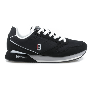 Pantofi Sport Barbati, Bontimes, Bit-Nobil, Piele Ecologica, Negru