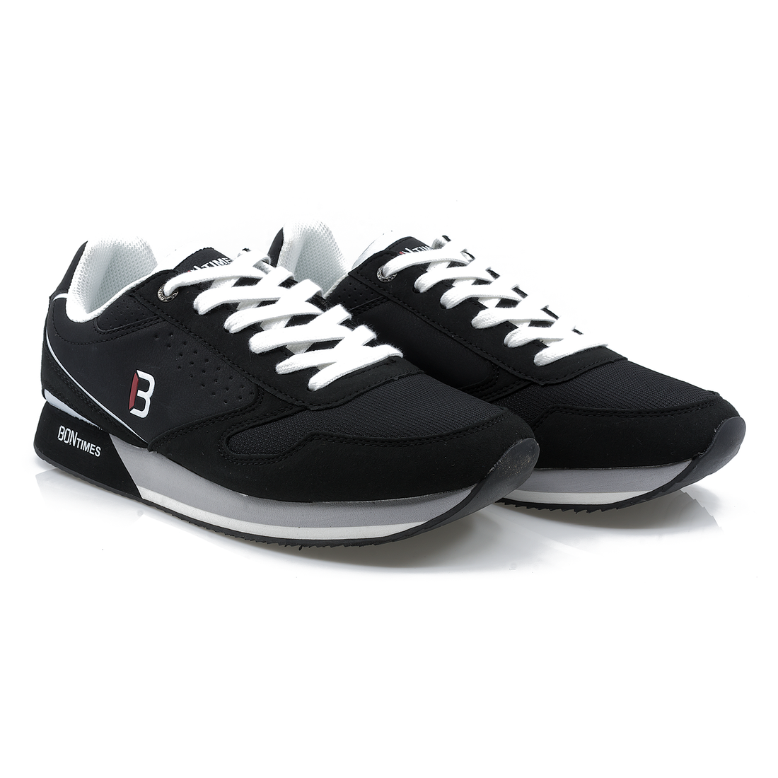 Pantofi Sport Barbati, Bontimes, Bit-Nobil, Piele Ecologica, Negru