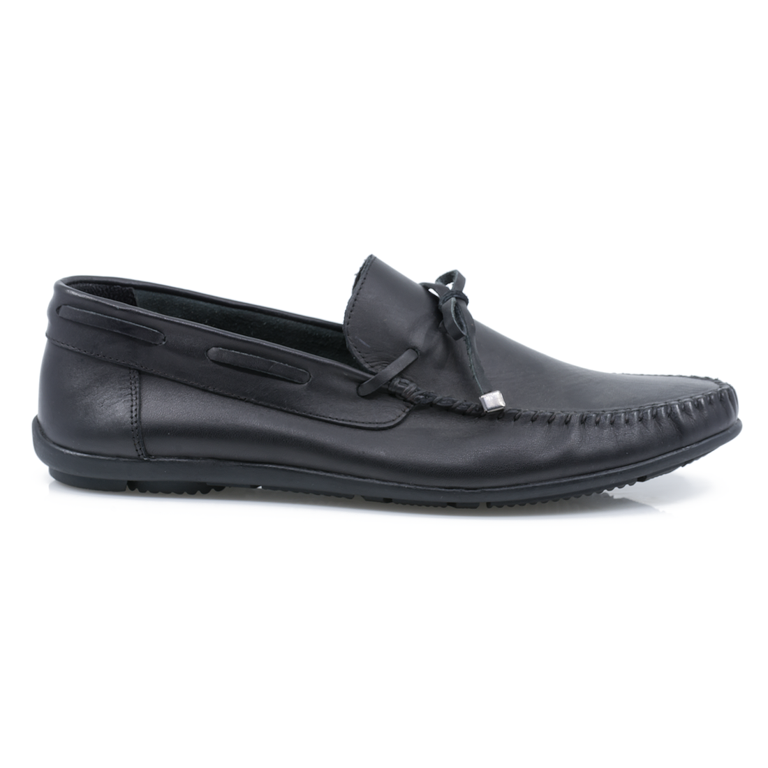 Pantofi Barbati, Caspian, Cas-695, Casual, Piele naturala, Negru