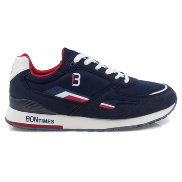 Pantofi Sport Barbati, Bontimes, Bit-Tabry, Piele Ecologica, Bleumarin