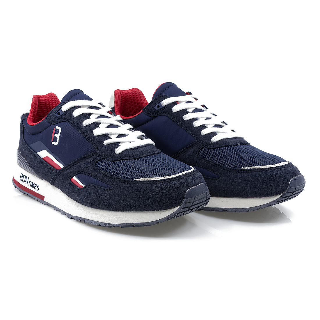 Pantofi Sport Barbati, Bontimes, Bit-Tabry, Piele Ecologica, Bleumarin