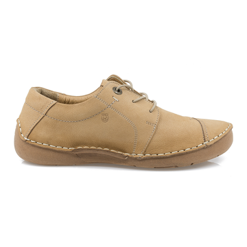 Pantofi Dama, Burc, Bur-44173, Casual, Piele naturala Nabuc, Tabac