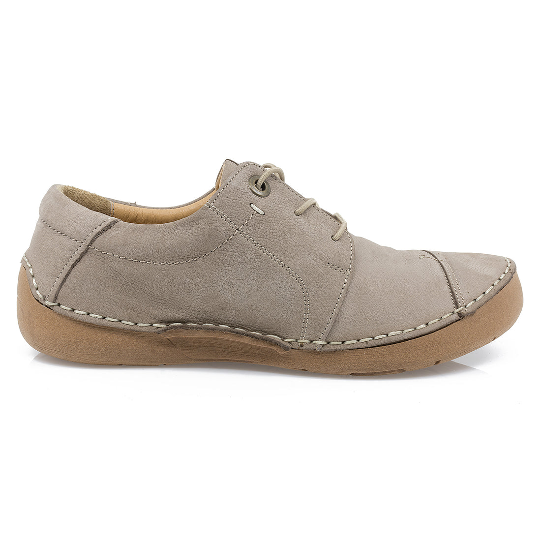 Pantofi dama, Caspian, Cas-44173, casual, piele naturala nabuc, gri