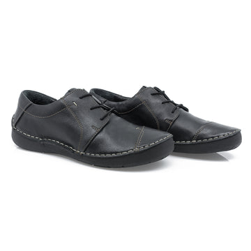 Pantofi dama,   Cas-44173   Piele naturala negru piele