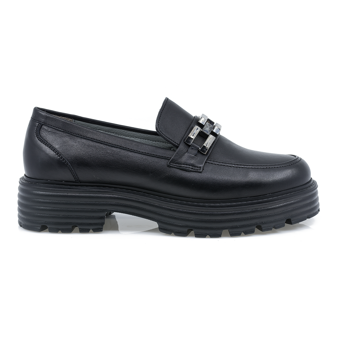 Pantofi Dama, Caspian, Cas-44192, Casual, Piele Naturala, Negru