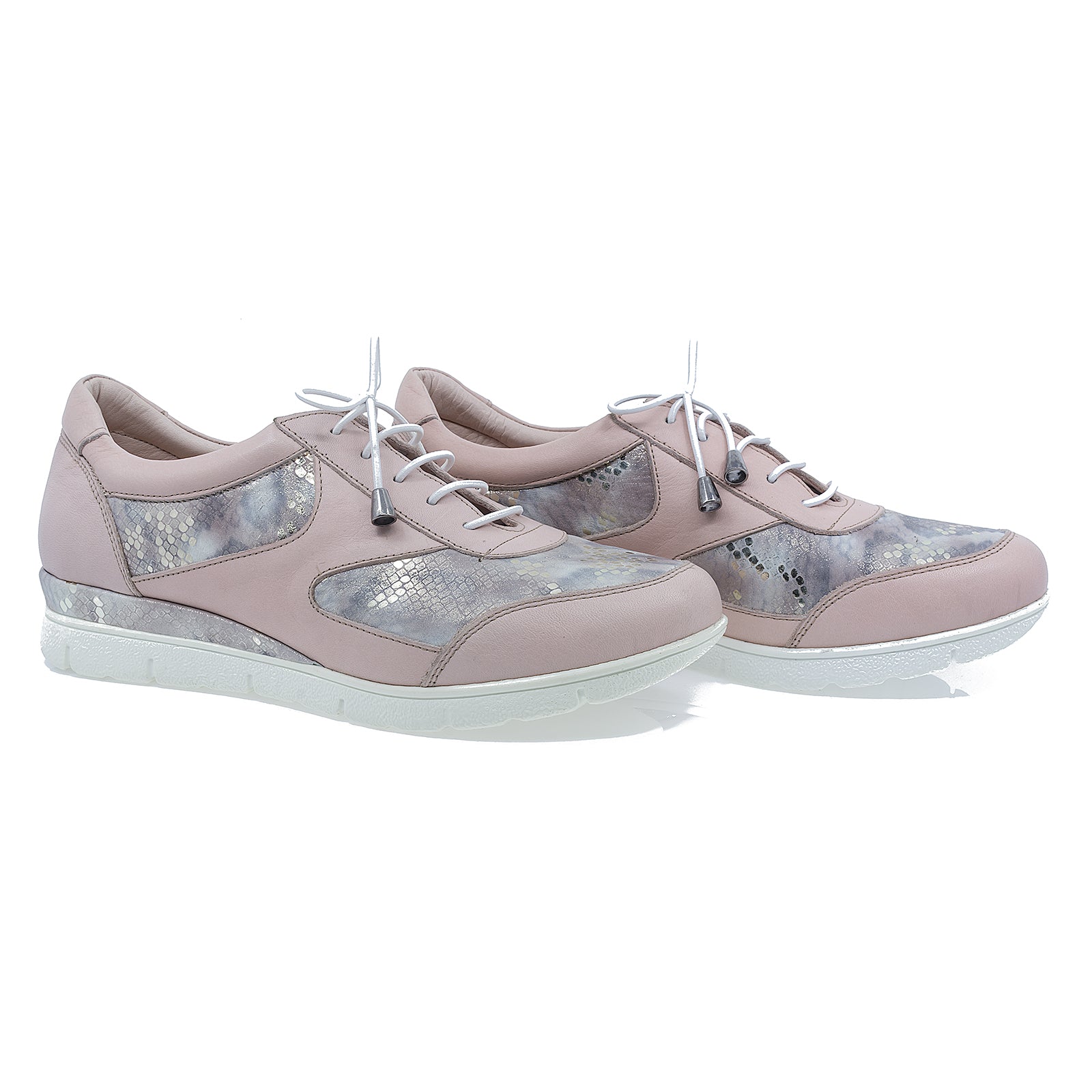 Pantofi dama, Caspian, Cas-904, casual, piele naturala, pudra