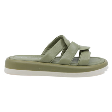 Papuci Dama, Caspian, CAS-104, Casual, Piele Naturala, Verde