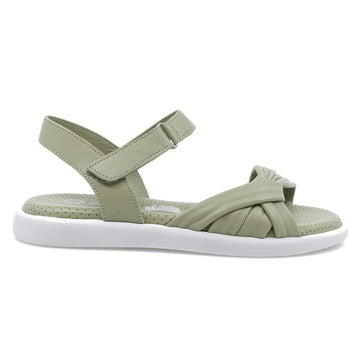 Sandale dama, Caspian, Cas-42, casual, piele naturala, verde deschis