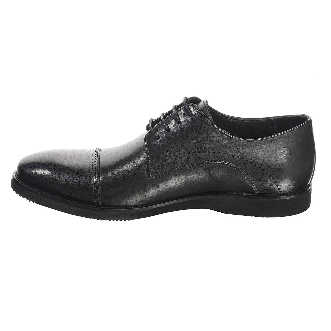 Pantofi barbati,  Komcero-5019-143, Piele naturala, Negru