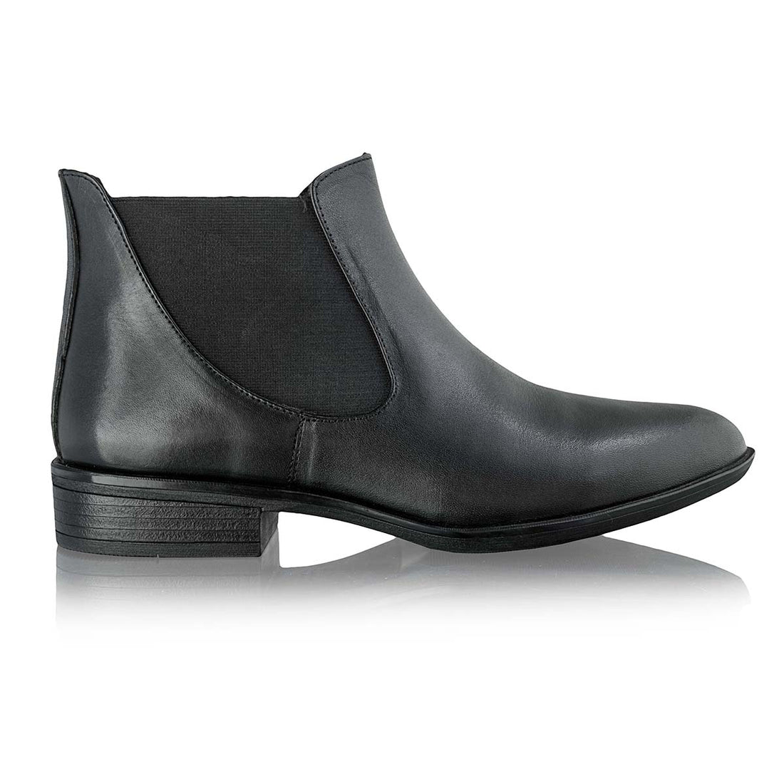 Ghete Dama caspian, Cas-Z2650   Piele Naturala Negru